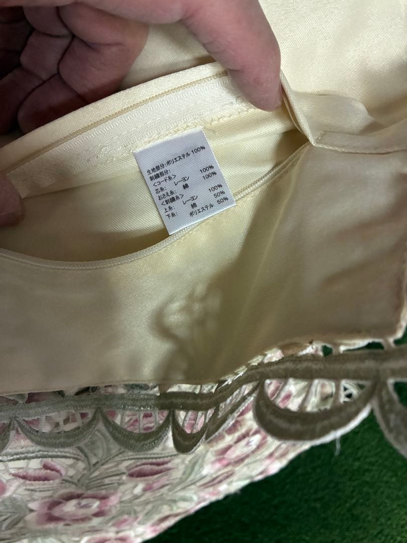 花柄刺繍クッションカバー 4点セット