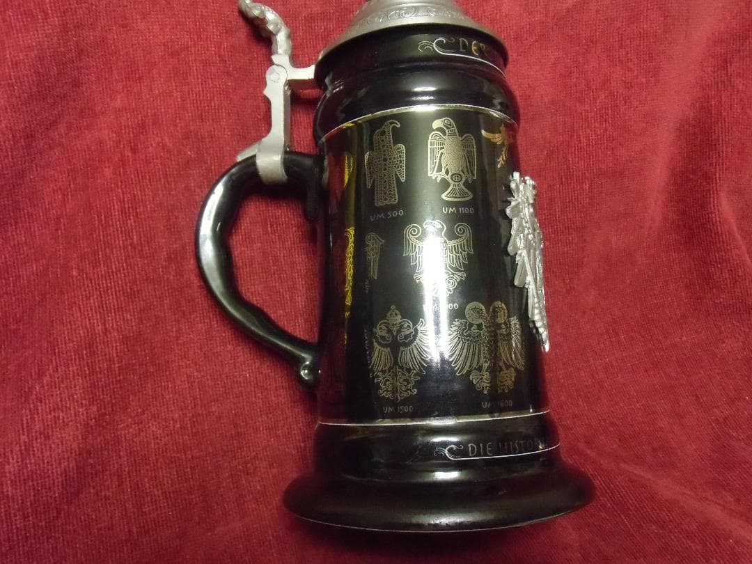 W帝政ドイツ軍＊プロイセン王国＊国家紋章の黒ビアジョッキ・モデル