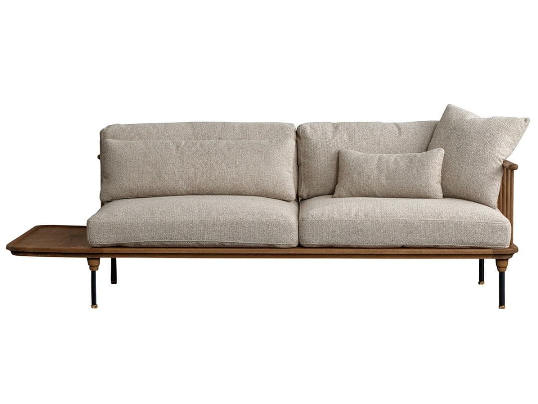 NOR/ノル フーバ 3人掛けソファ 棚付 鉄脚 HOOVER SOFA 美品