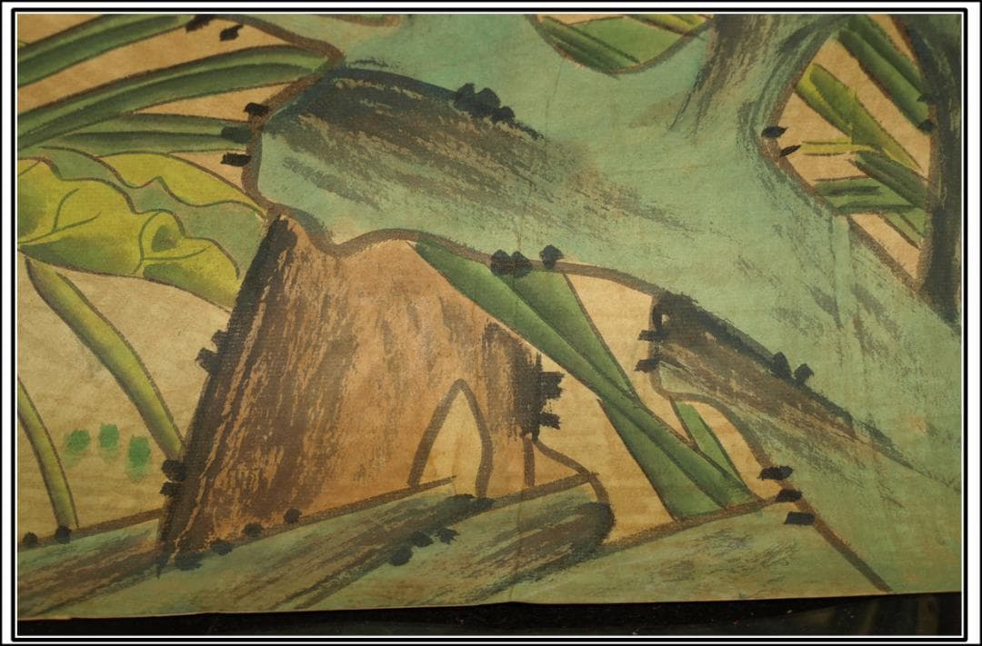 中国明時代の絵　激安骨董品　肉筆保証　掛け軸 古董品古美術 BD072A2-3