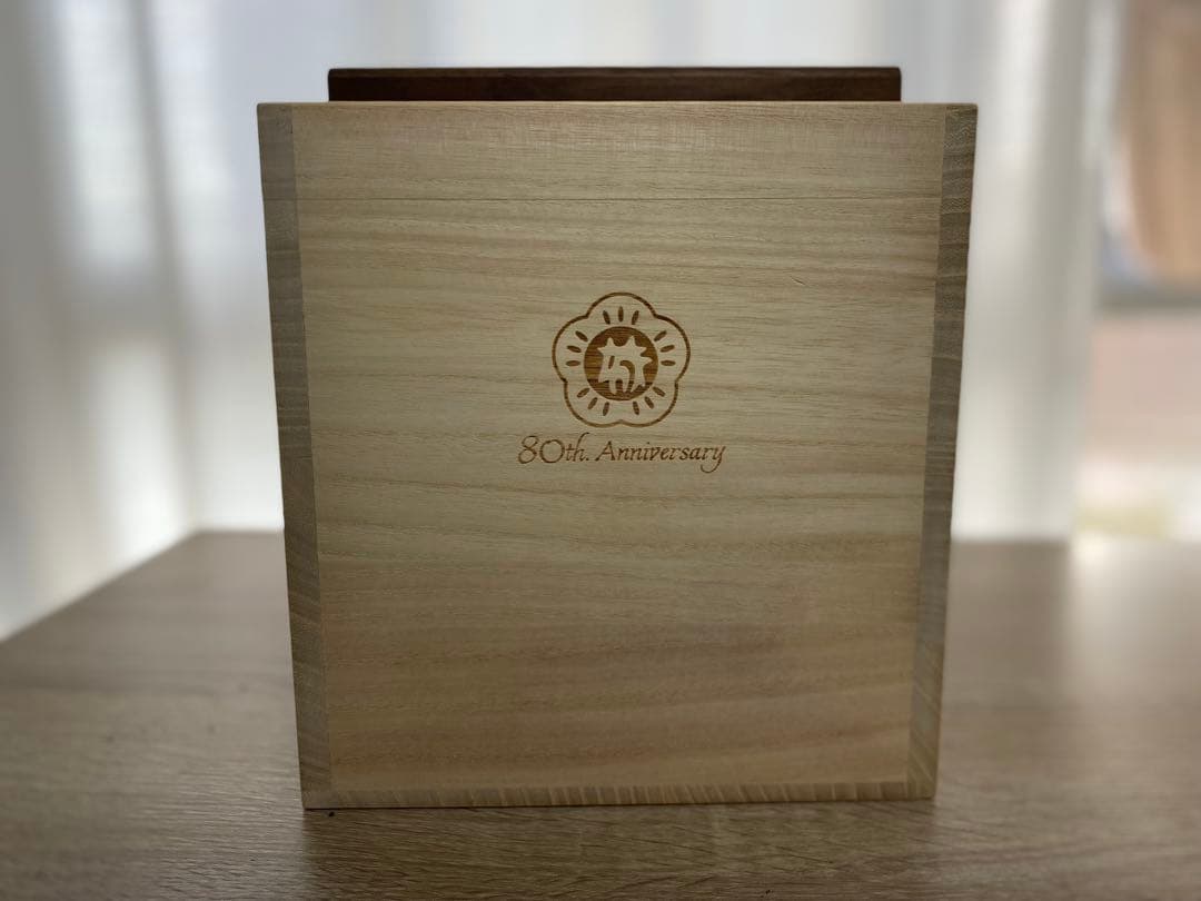 増田桐箱店 桐 米びつ 約5kg 未使用 80周年記念 + 桐の升 8cm角