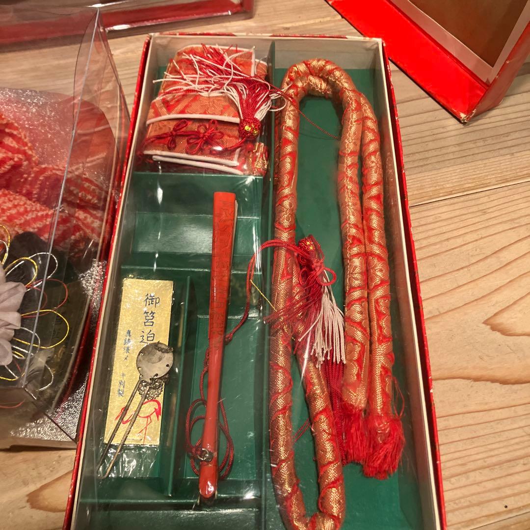 即日発送　七五三 帯　髪飾り 足袋　草履　まとめ売り　女の子　はこせこセット