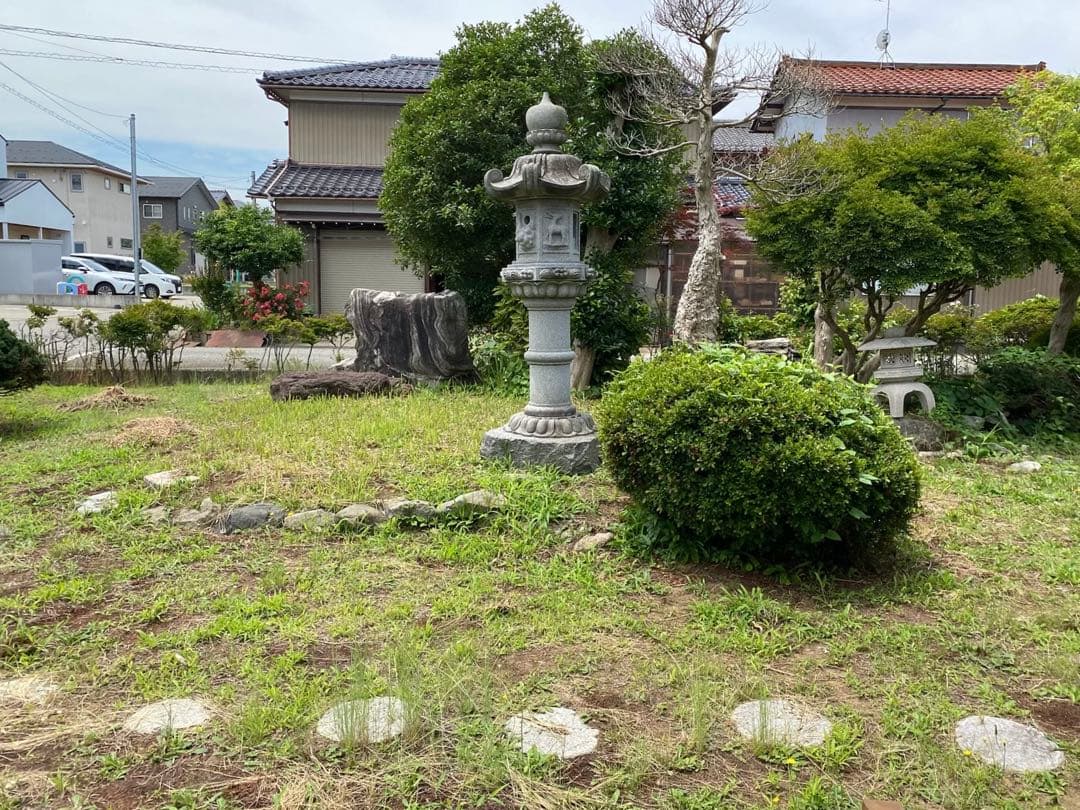 日本庭園用 天然石 飛び石・踏み石 約105枚 円形・乱形【石川県引き取り限定】