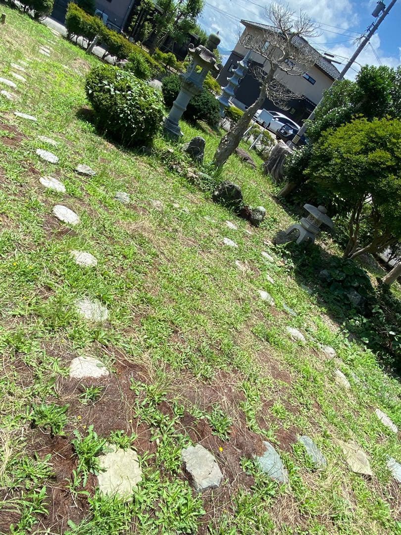 日本庭園用 天然石 飛び石・踏み石 約105枚 円形・乱形【石川県引き取り限定】