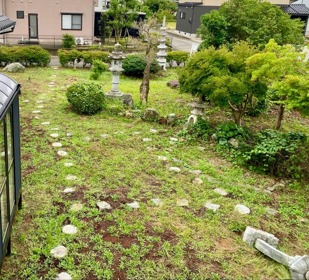 日本庭園用 天然石 飛び石・踏み石 約105枚 円形・乱形【石川県引き取り限定】
