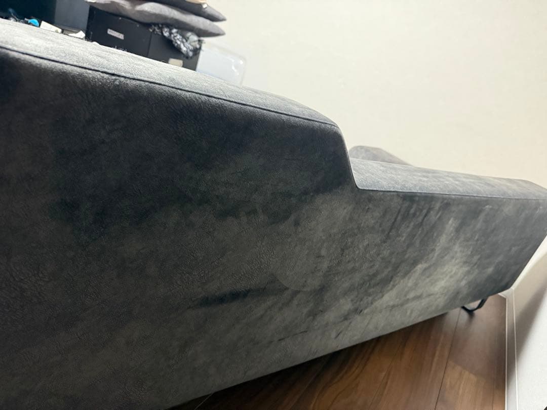 フランネルソファ　SIESTA 2.5人掛け　チャコールグレー