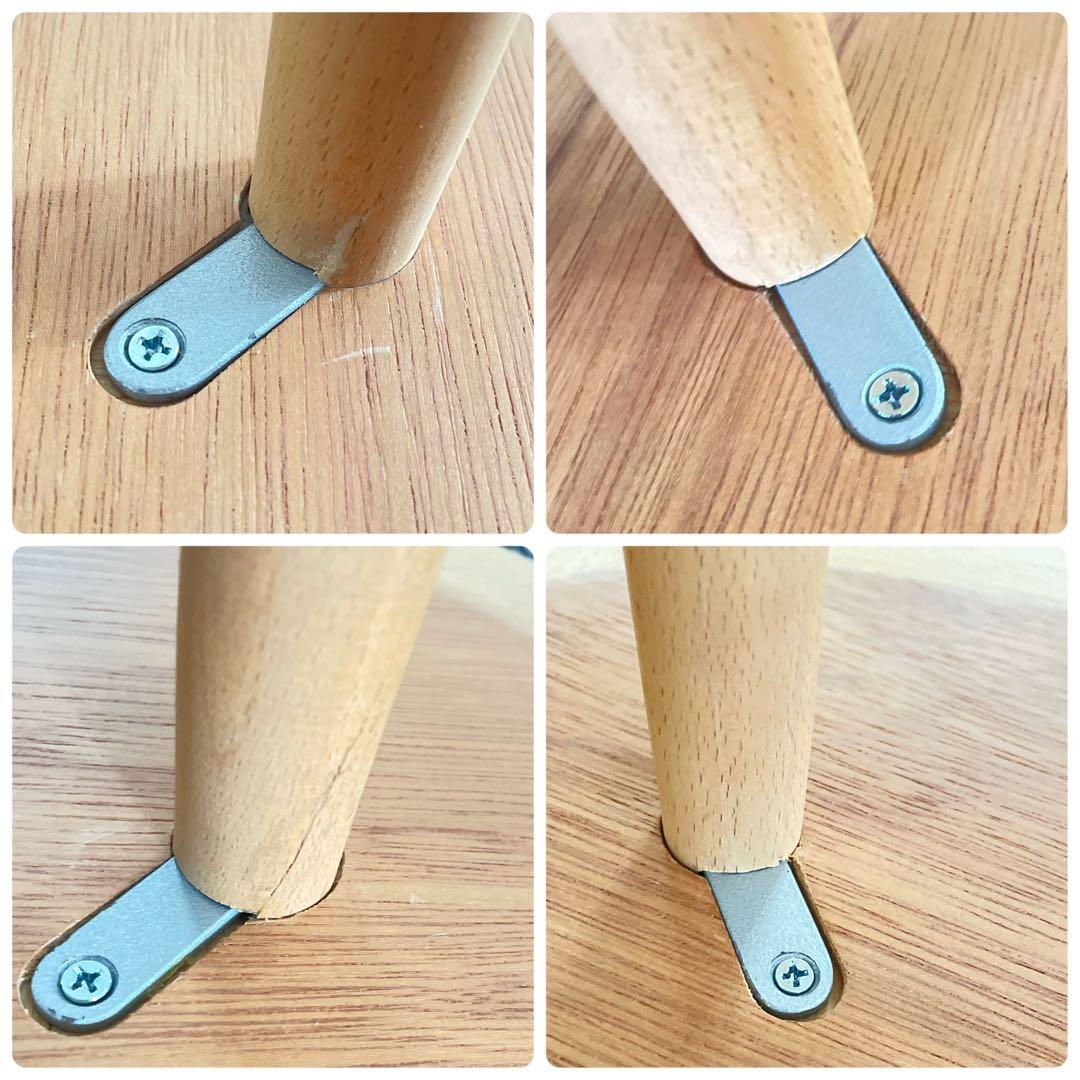 HR283 秋田木工　曲木　ローテーブル　75cm 209EB