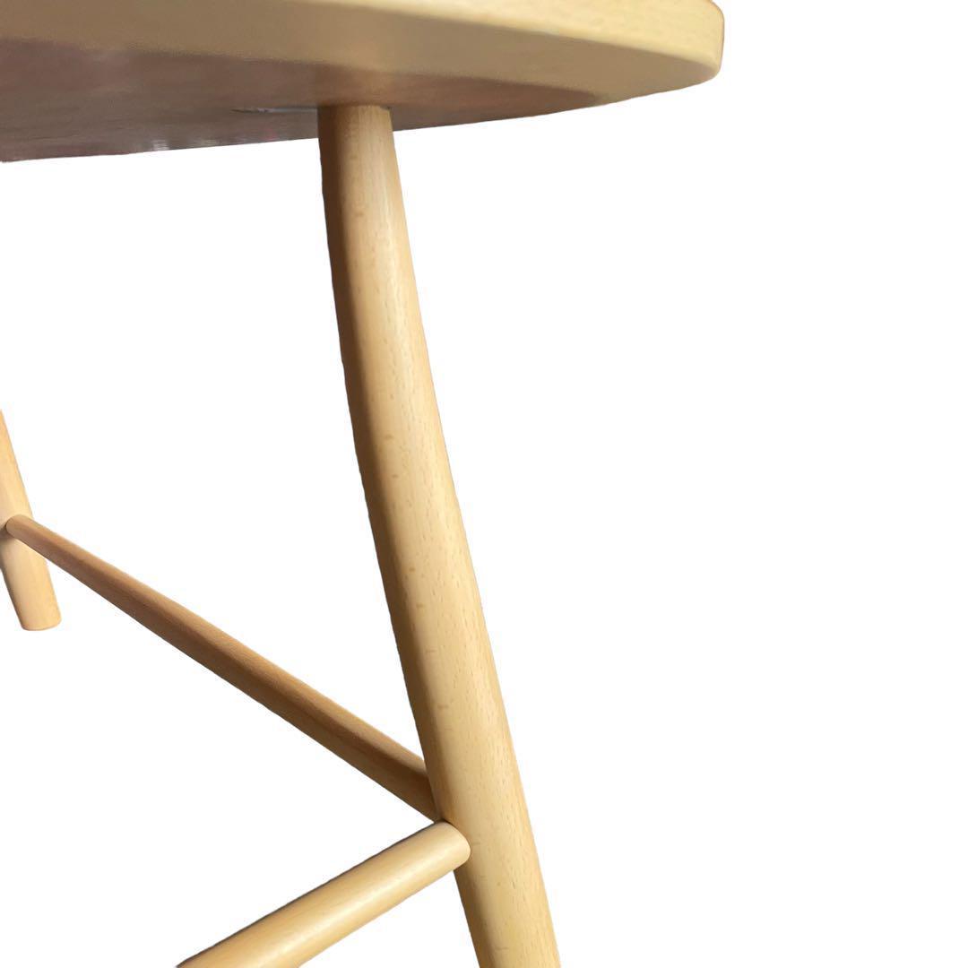 HR283 秋田木工　曲木　ローテーブル　75cm 209EB