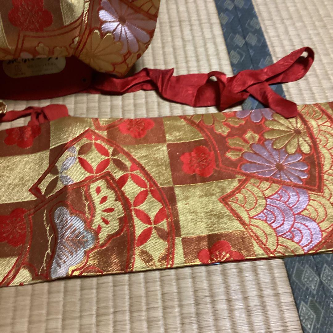 七五三七歳用のフルセット　帯幅18センチ　草履21、5センチ