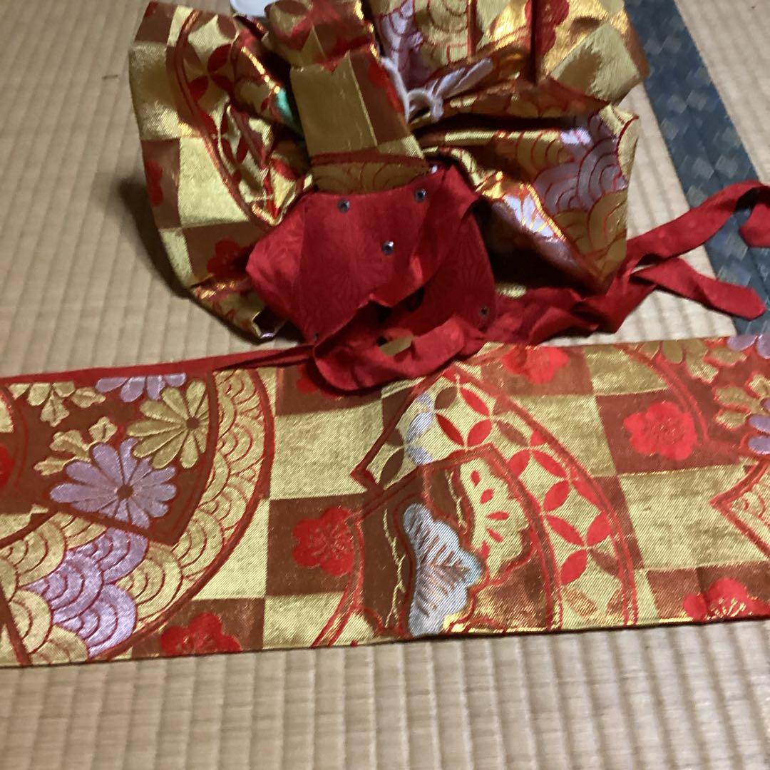 七五三七歳用のフルセット　帯幅18センチ　草履21、5センチ