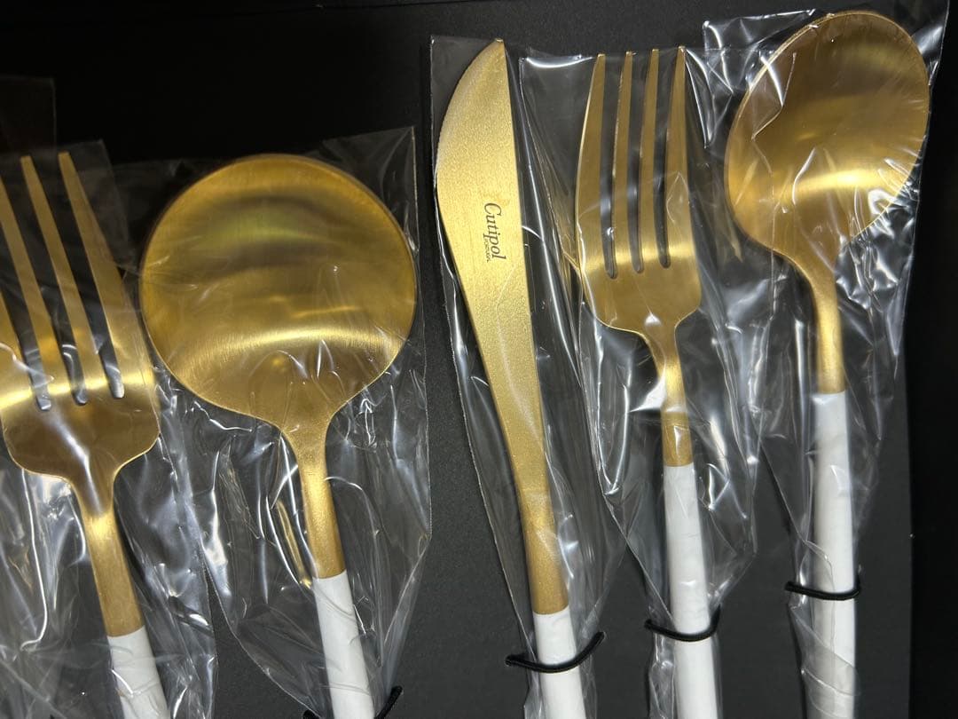 Cutipol クチポール GOAゴア6点セット ホワイト&ゴールド　正規未使用