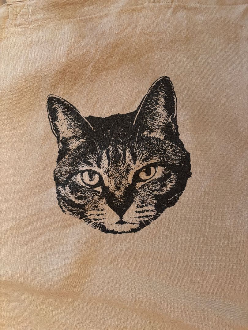 代官山洋食KUCHIBUE オリジナルトート　ネコ　リネン　トワヴァーズ好きにも
