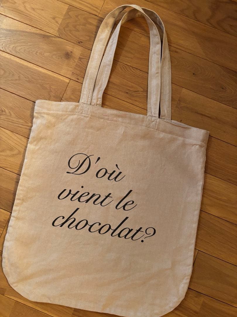 代官山洋食KUCHIBUE オリジナルトート　ネコ　リネン　トワヴァーズ好きにも