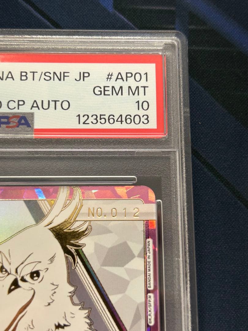 psa10　ユニオンアリーナ　サンラク　シリアルAP　直筆サイン