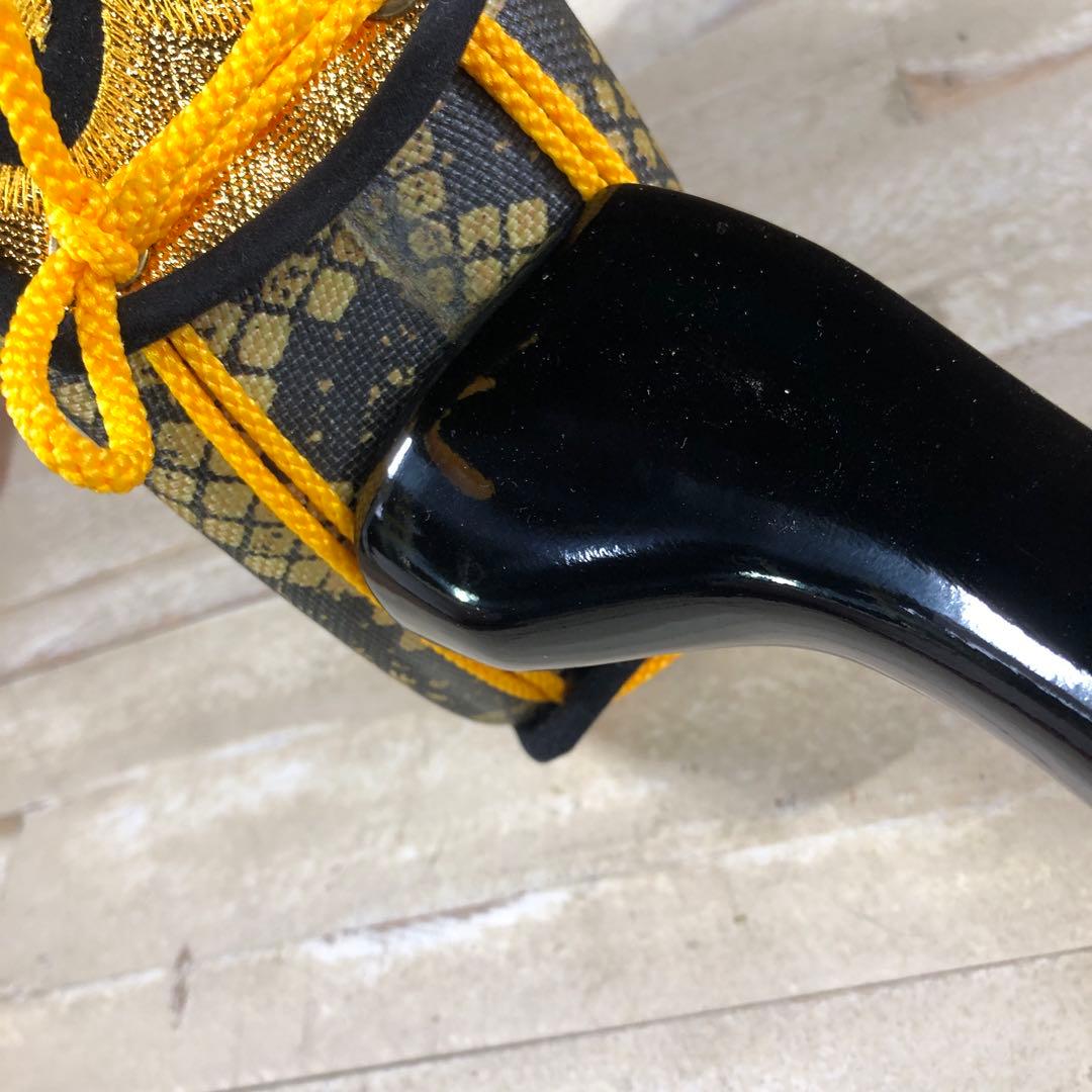 沖縄　蛇皮模様 三線 3弦と付属付き