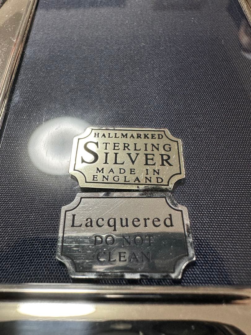 Carrs英国製 スターリングシルバー　フォトフレーム　純銀製