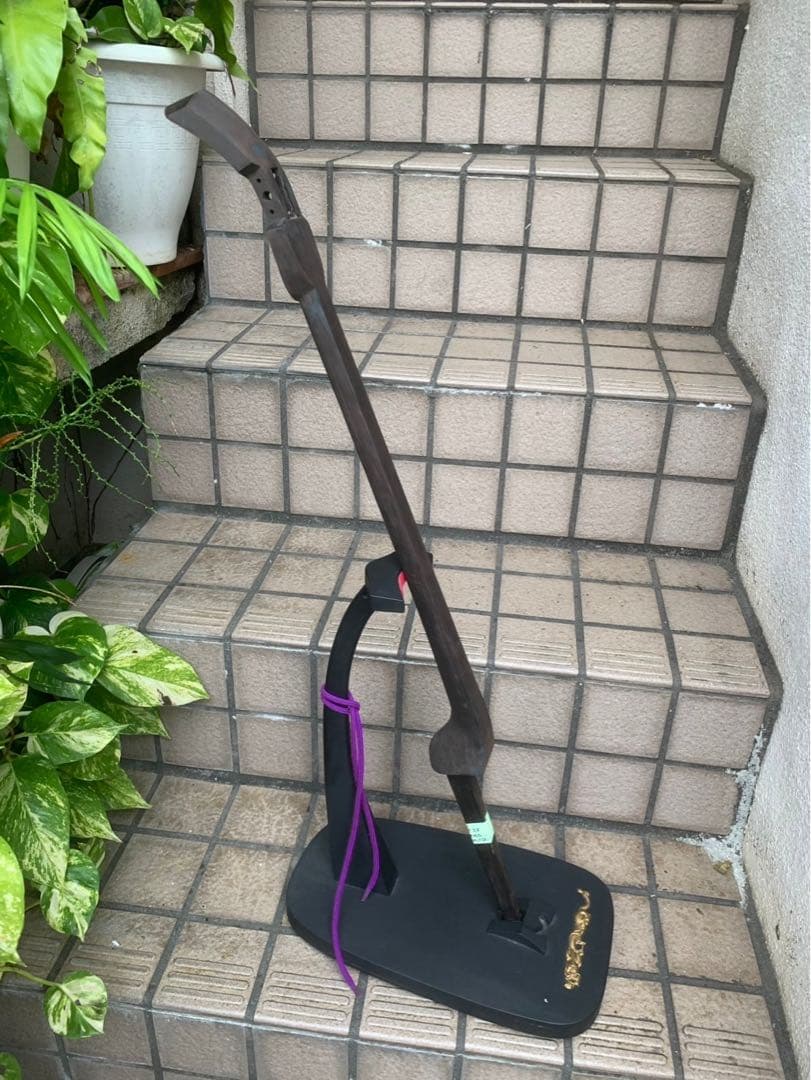 ギ*ー様 沖縄三線　黒檀　与那城知念大工　スンチー塗り