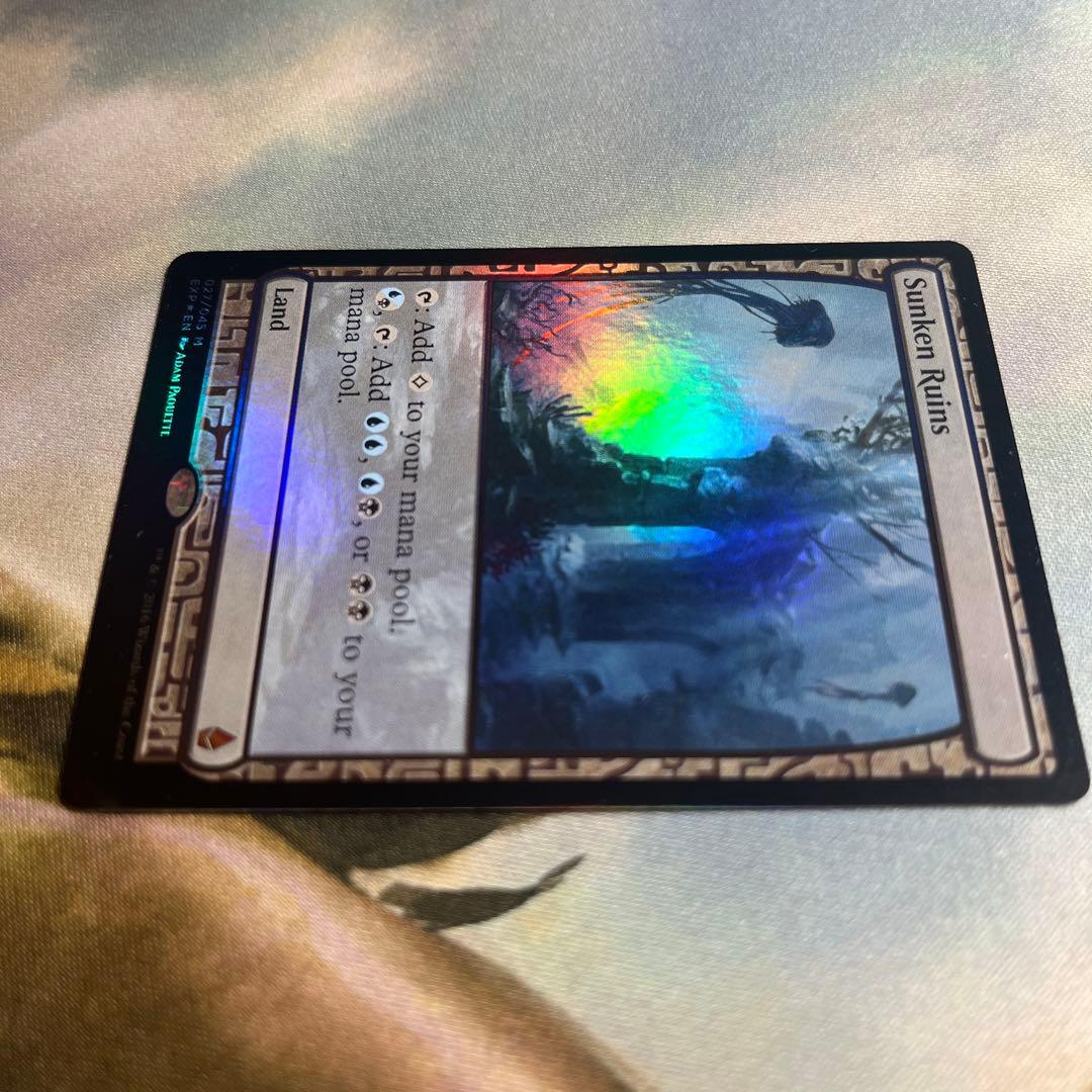 MTG foil 《沈んだ廃墟/Sunken Ruins》[EXP]