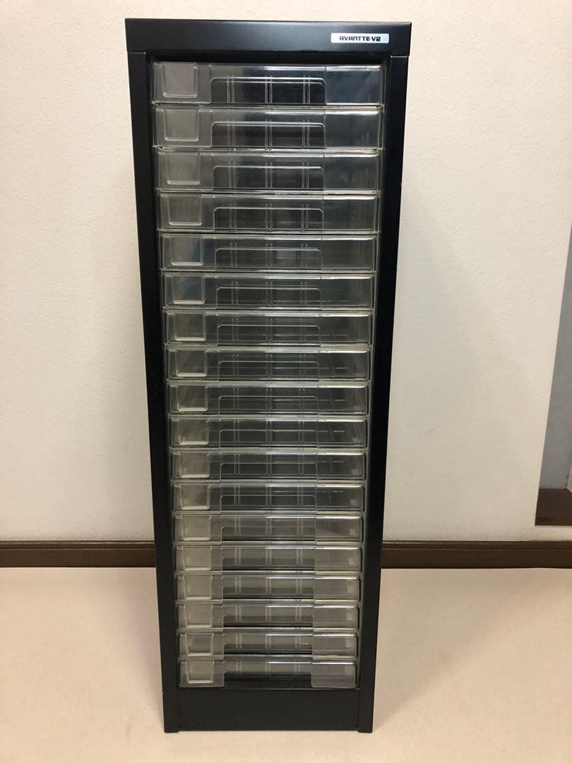 ナカバヤシトレイキャビネット　1列18段　　アバンテV2フロアケース　A4対応