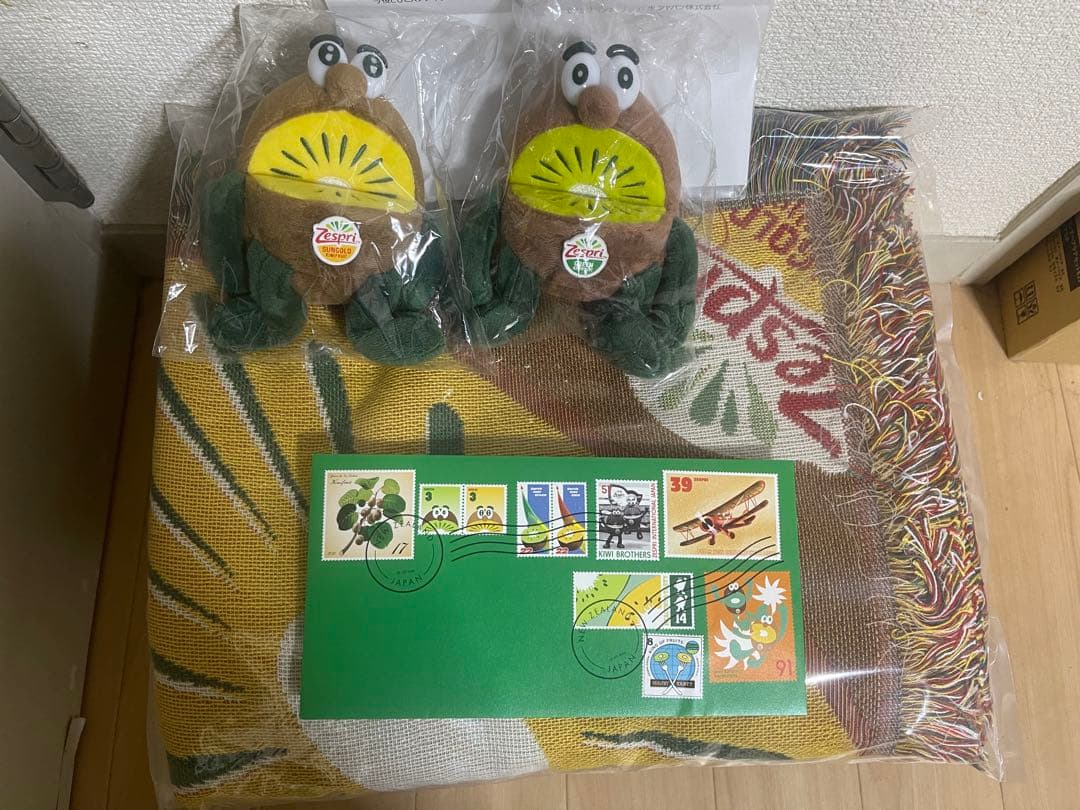 ゼスプリキウイブラザーズぬいぐるみブランケット【2024年キャンペーン