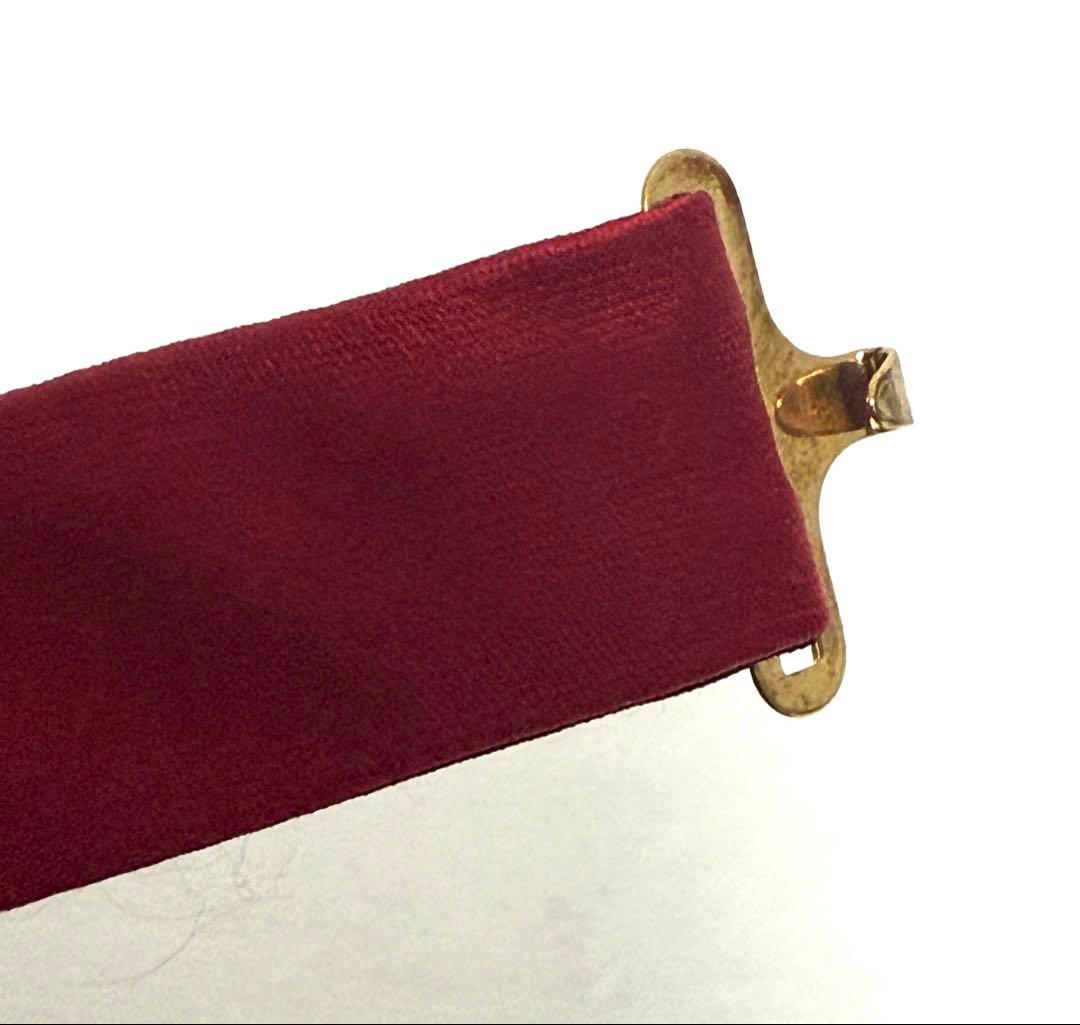 シルク100% 蝶ネクタイ　薔薇　ローズ　バラ　赤　RED