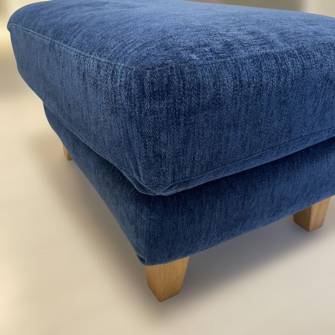 【送料込】SPIGA （フレッド）オットマン スツール ネイビー