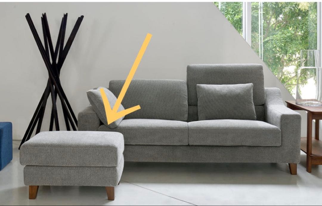 【送料込】SPIGA （フレッド）オットマン スツール ネイビー