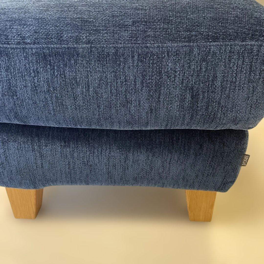 【送料込】SPIGA （フレッド）オットマン スツール ネイビー