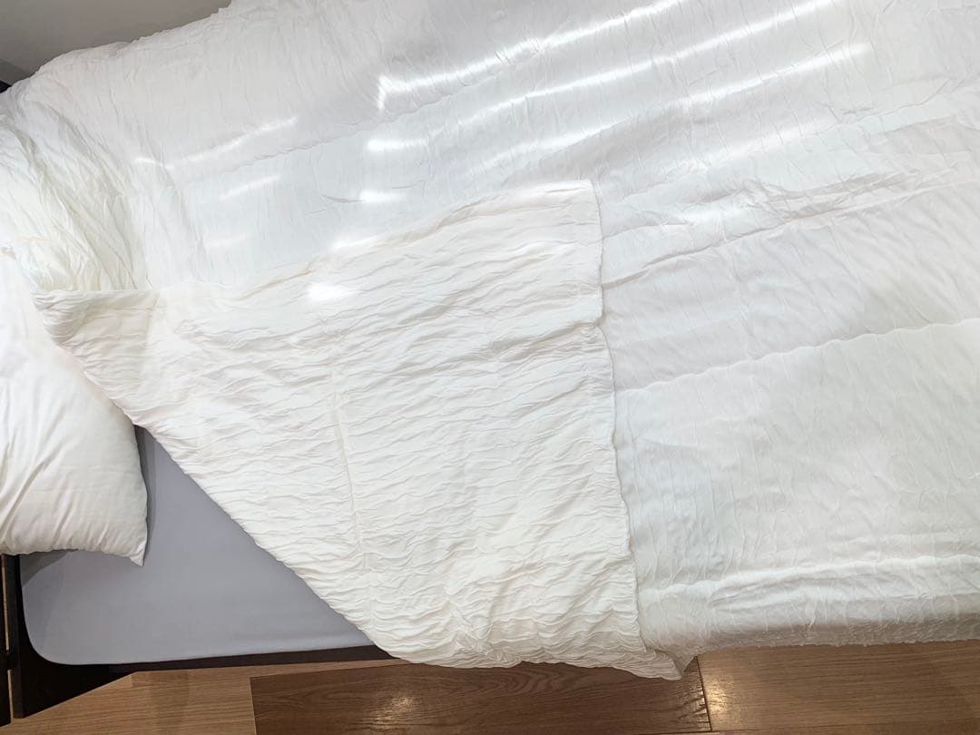 新品　日本製　マシュマロブランケット　テンセル使用　大判　もちもち　ホワイト