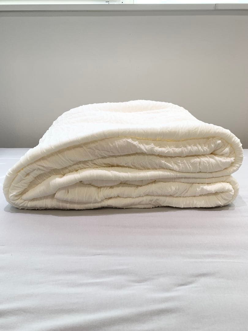 新品　日本製　マシュマロブランケット　テンセル使用　大判　もちもち　ホワイト