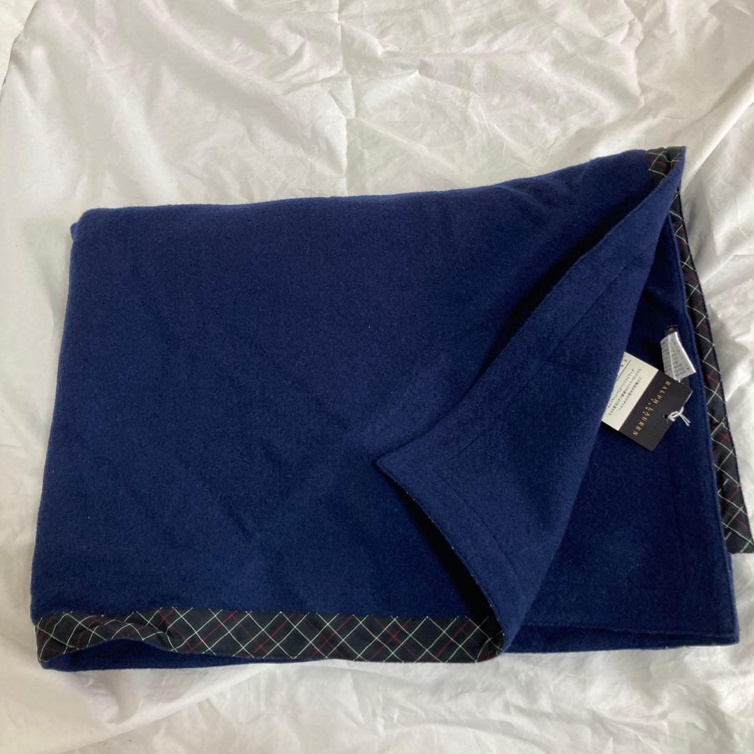 ラルフローレン ブランケット 膝掛け ウール - メルカリ