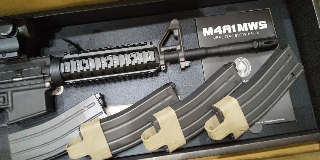 東京マルイ M4A1 MWS ガスブロ 予備マグ ライラクス PTS