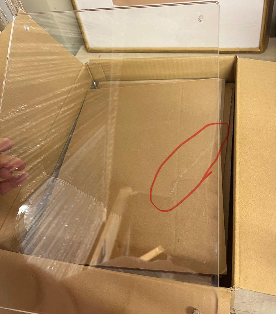 無印良品　アクリルフォトフレーム A4サイズ 8枚セット