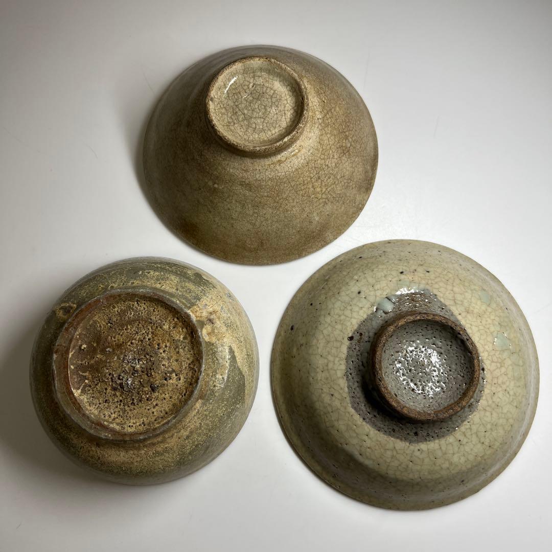 16~19世紀 高麗青磁皿、茶碗3客 東Y7-0806① トヒコ - メルカリ