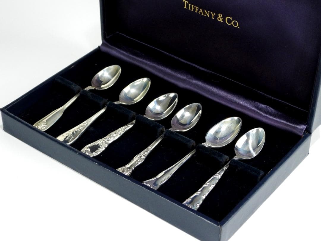 ティファニー STERLING刻印 スプーン×6本セット TIFFANY 銀製