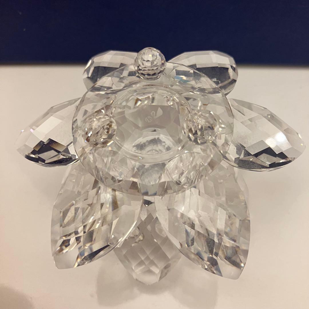 スワロフスキー SWAROVSKI 睡蓮　置物　オブジェ　 インテリア
