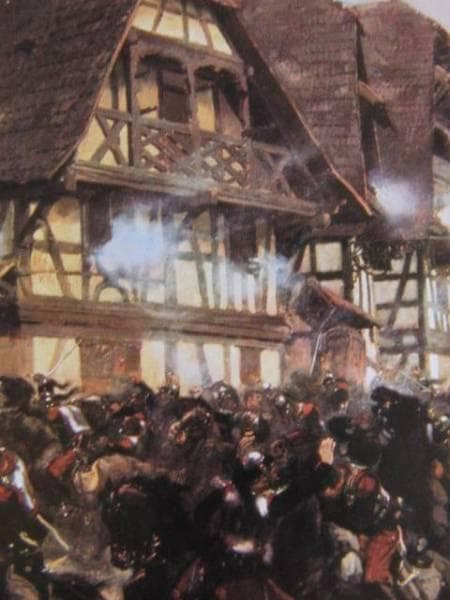 ドゥタイユ・エドゥアール、モルスブロンにおける第9胸甲騎兵連隊