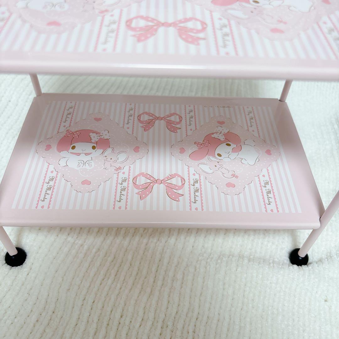 マイメロディ ミニラック ワイヤーラック 棚 飾り棚 - メルカリ