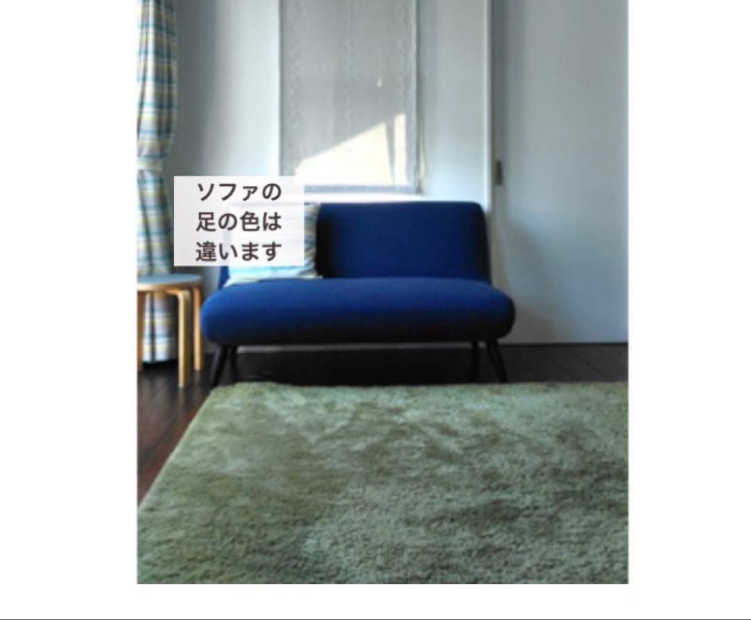 NOYES 2人掛けソファ　ネイビー　ブルー　ノイエス