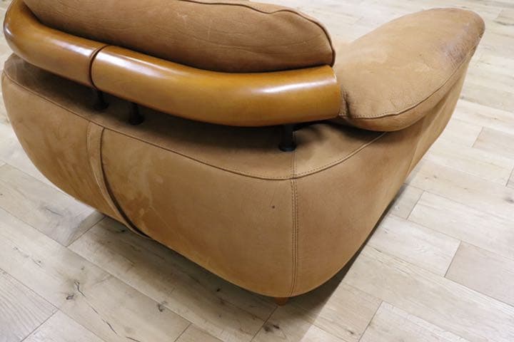 GMDKS348A○ イタリア製 シングルソファ 総本革 最高級 ヴィンテージ