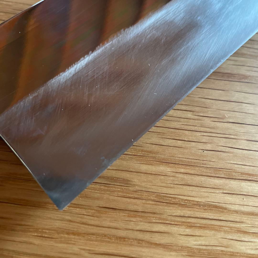 粟田口 一竿子忠綱と同手 薄刃包丁 本焼 八寸 黒檀柄 - メルカリ