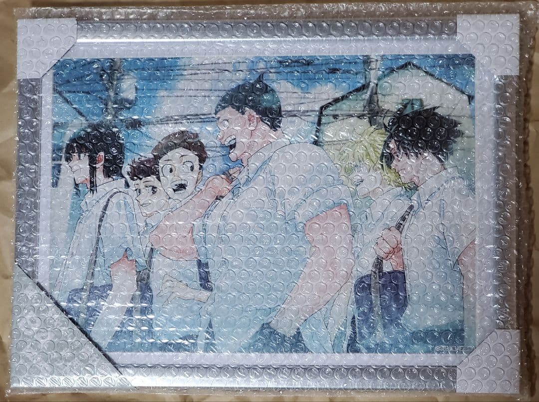 十字架のろくにん マガポケ当選品 額入りB4複製原画 中武士竜 マガジン