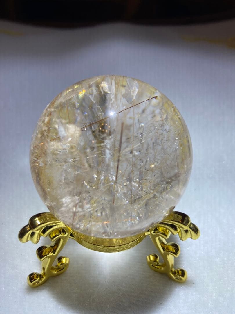 【金運・仕事運上昇】早いもの勝ち！激安！ゴールド・レッドルチルスフィア⭐R190