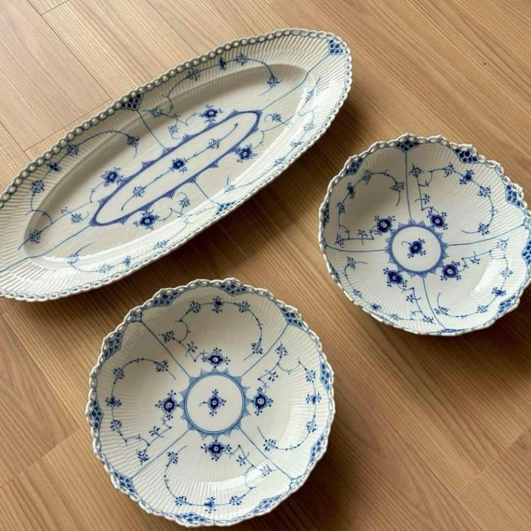 （希少品）ロイヤルコペンハーゲン　フィッシュ プレート（長皿）