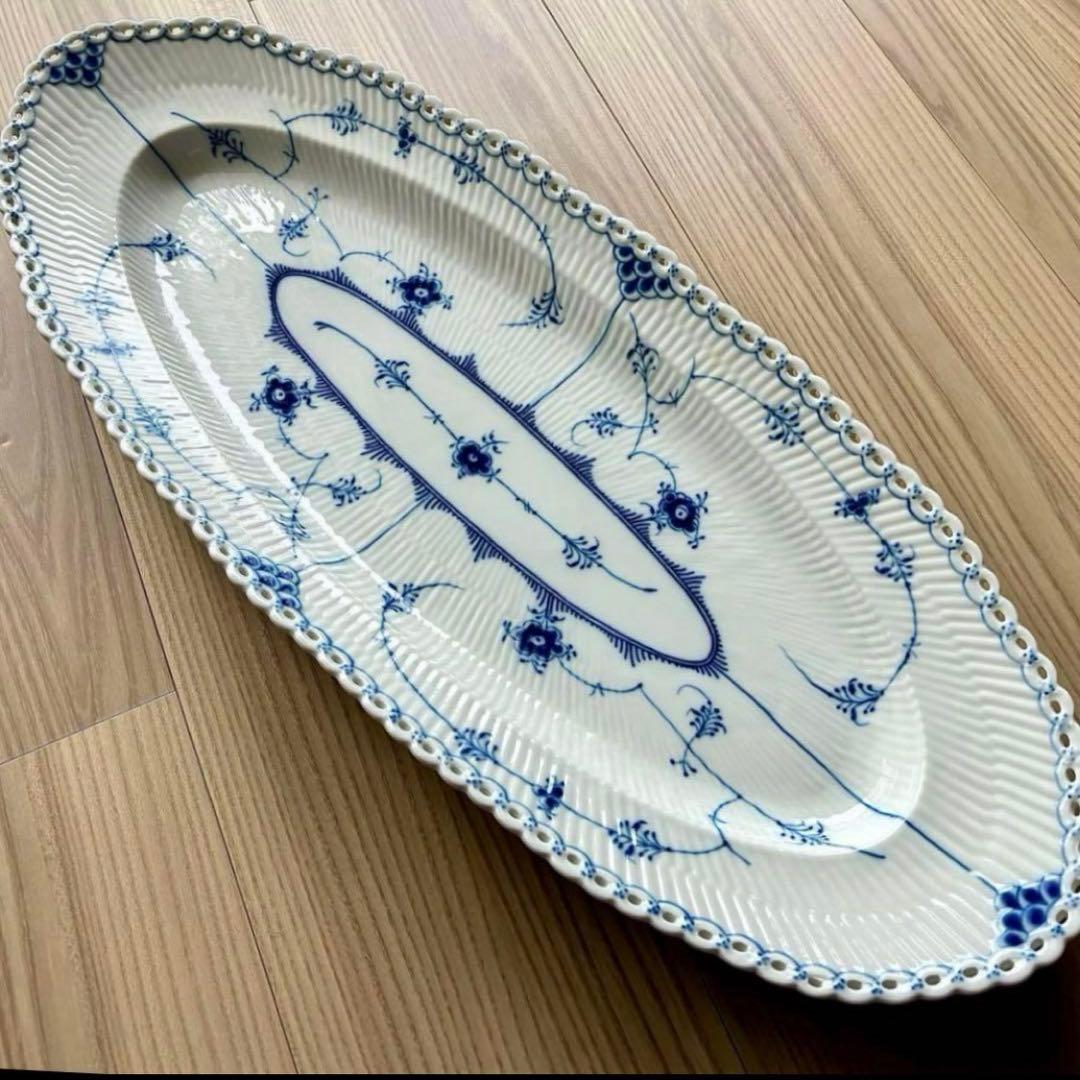 （希少品）ロイヤルコペンハーゲン　フィッシュ プレート（長皿）