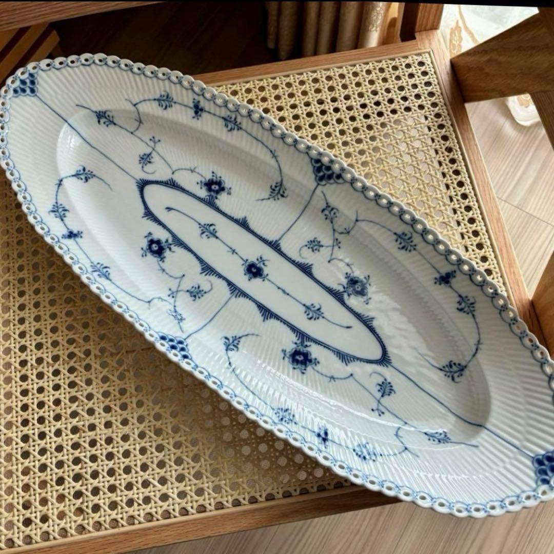 （希少品）ロイヤルコペンハーゲン　フィッシュ プレート（長皿）