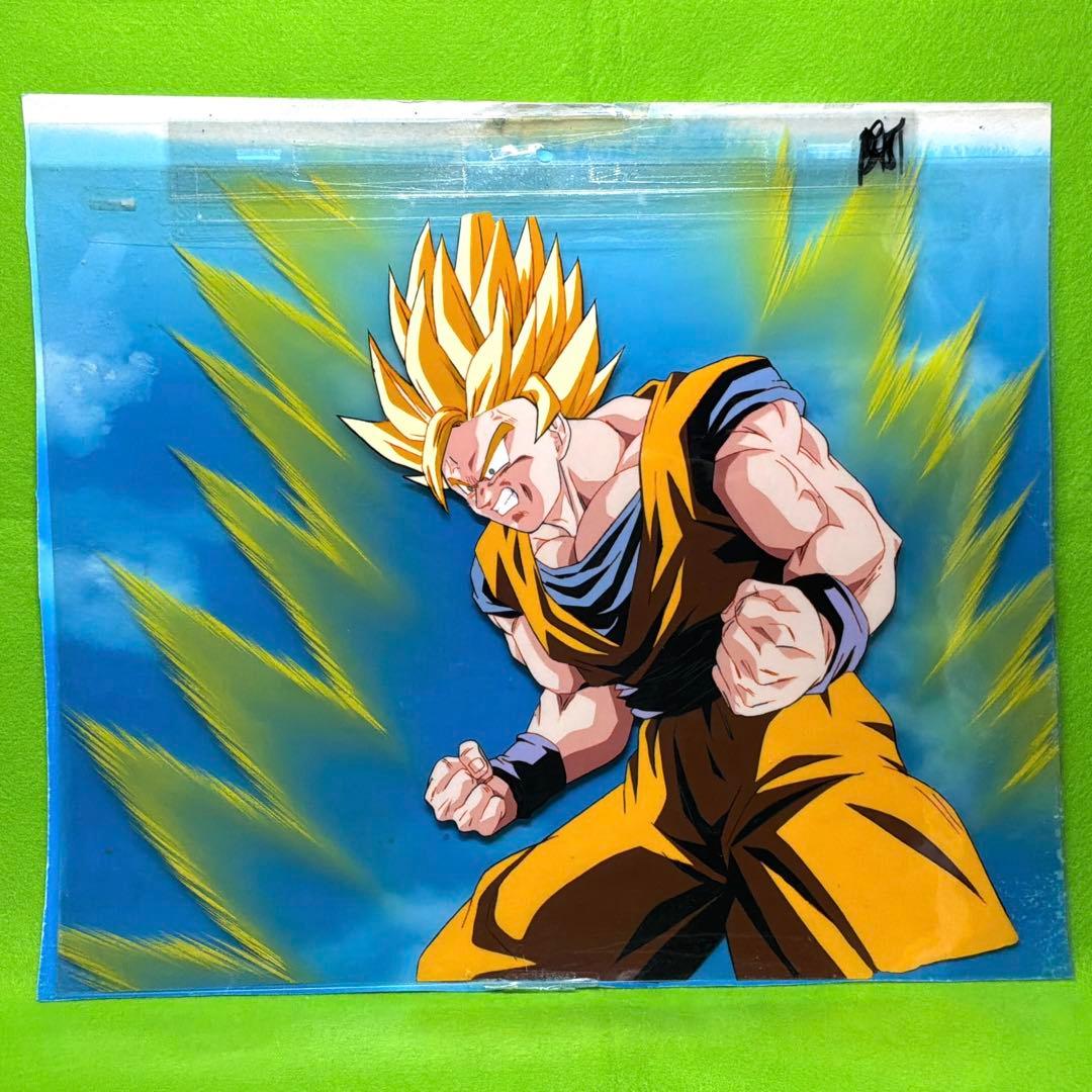 j*い様 ドラゴンボールZ 大判セル画 孫悟空 超サイヤ人2 - メルカリ