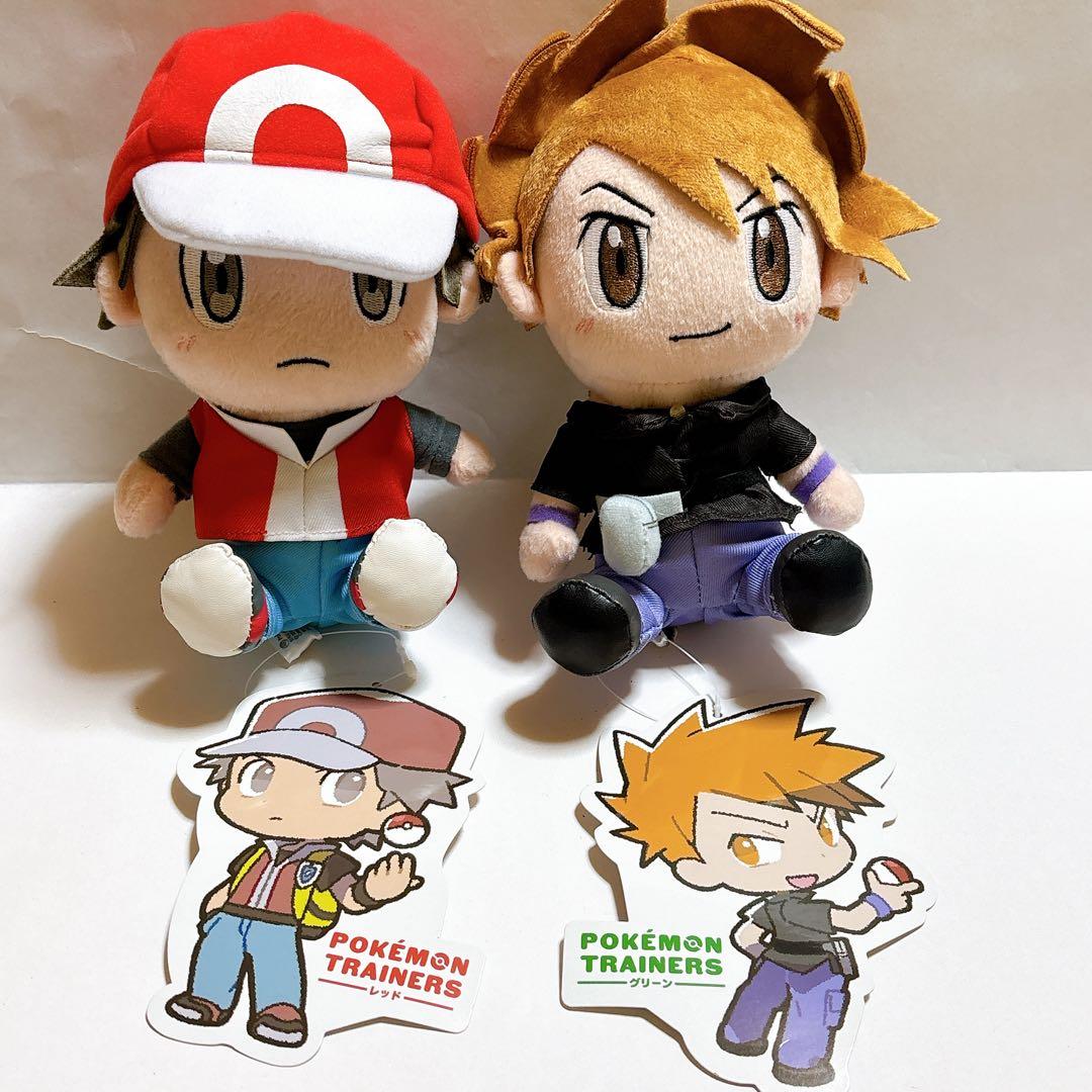 希少】ポケモン ポケモンセンター トレーナーズ ぬいぐるみ グリーン