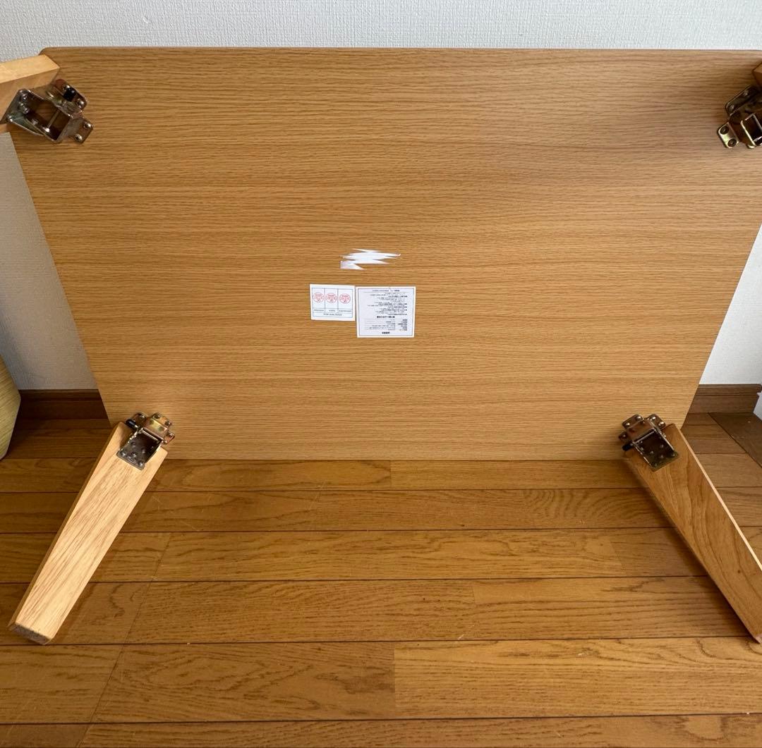 ニトリ木製テーブル　2台セット②