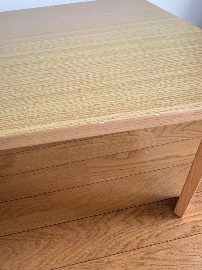 ニトリ木製テーブル　2台セット②